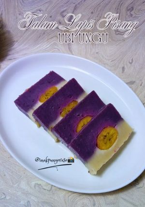 Foto resep Talam Lapis Pisang Ubi Ungu