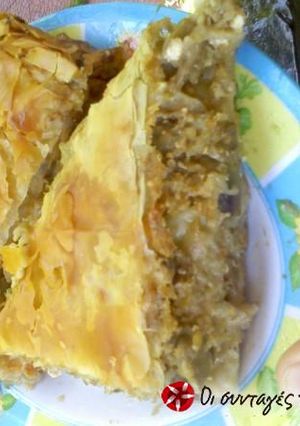 A picture of Eggplant pie by Roula.