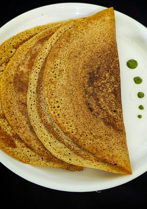 A picture of Littlemillet Protein Dosa.
