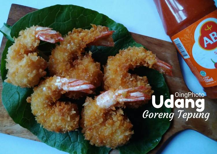 Resep Udang goreng tepung Anti Gagal