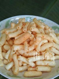 Hình của món Nui Chiên Mắm Tỏi.