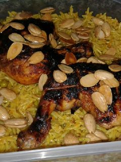 صورة لوصفة كبسة دجاج ولا اطيب 👍👍😋😋
