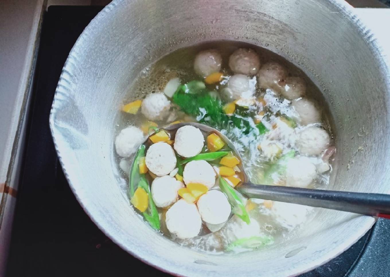 Sup Bakso tanpa tepung MPASI