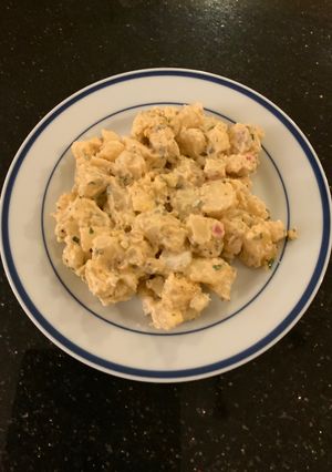 A picture of French Potato Salad.