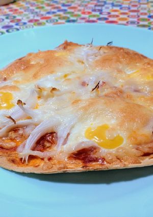 Una foto de Pizza ligera