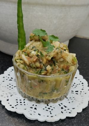 A picture of Mooli ki Chutney.