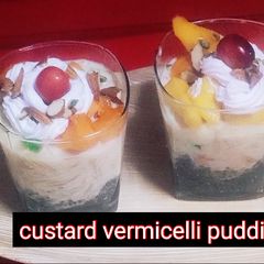 A picture of Custard Vermicelli Pudding.
