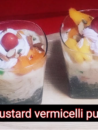 Recipe Custard Vermicelli Pudding the Delicious Tasty