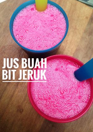 Foto resep Jus Buah Bit Jeruk