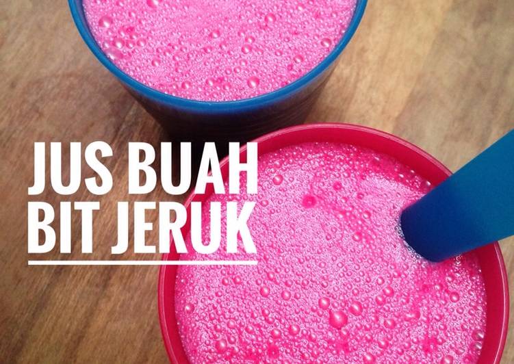 Jus Buah Bit Jeruk