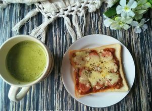 Foto resep Pizza Roti Tawar (teflon)