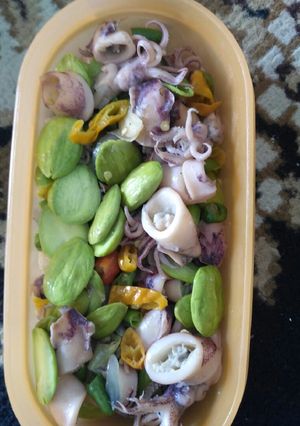 Foto resep Cumi Asin Pete cabe ijo