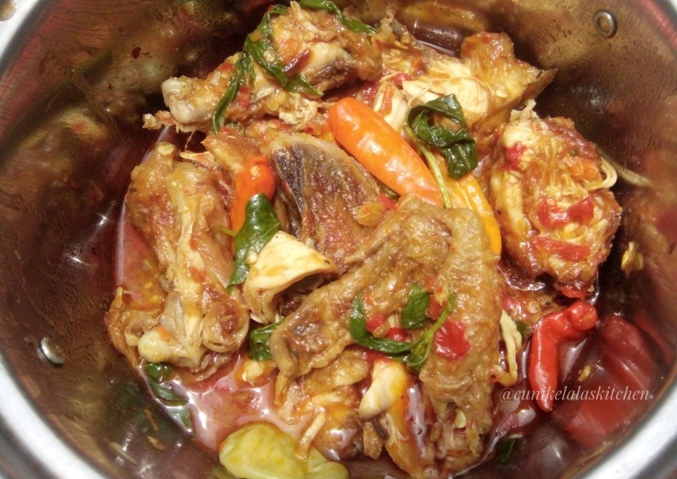 Rica-rica Ayam Bumbu Sederhana
