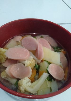 Foto resep Sup sosis
