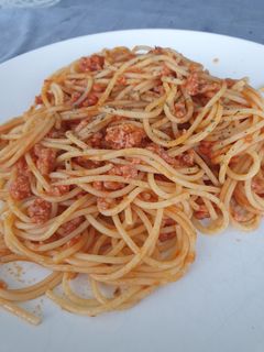 Una foto de Spaguetti alla Bolognese