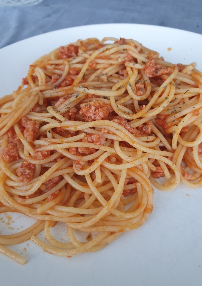 Una foto de Spaguetti alla Bolognese