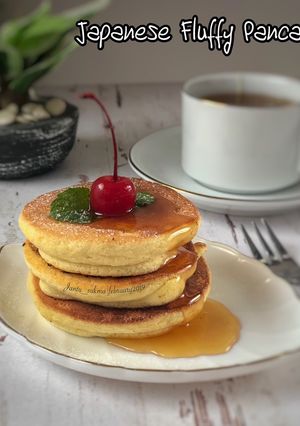 Foto resep Japanese Fluffy Pancake #Recook_Shelly