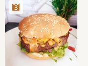 Une photo de hamburger steak