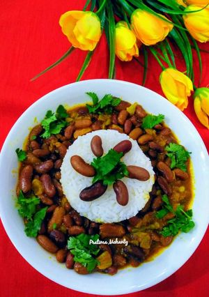A picture of Rajma Chawal.