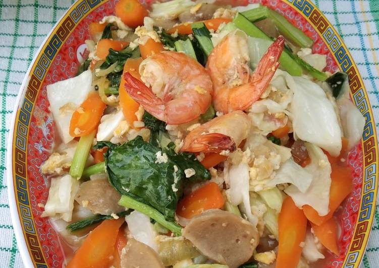 Resep Capcay Baso Udang, Enak Banget