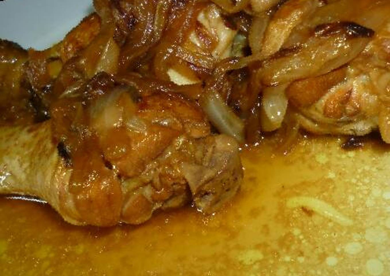 Pollo encebollado 😊