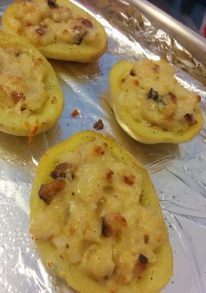 Foto de Batatas recheadas com bacon