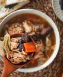 【蔬食蔬菜老菜脯藥膳湯】食補暖胃新選擇