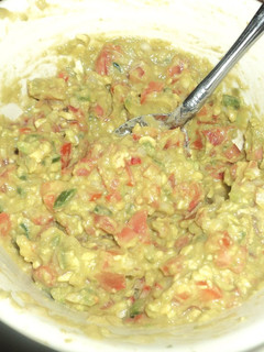 Una foto de Guacamole a los tres chiles frescos sin picor el geras