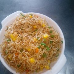 Vegetables fried rice A picture of Vegetables fried rice.