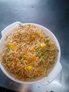 A picture of Vegetables fried rice.