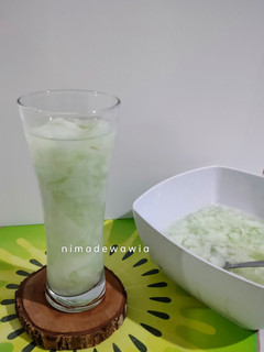 Foto resep Takjil Es Kelapa Muda + Jelly Melon