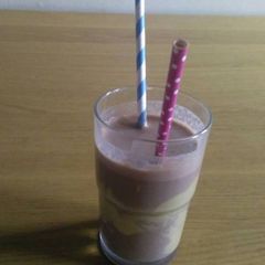 Chocolate Banana milkshake A picture of Chocolate Banana milkshake.
