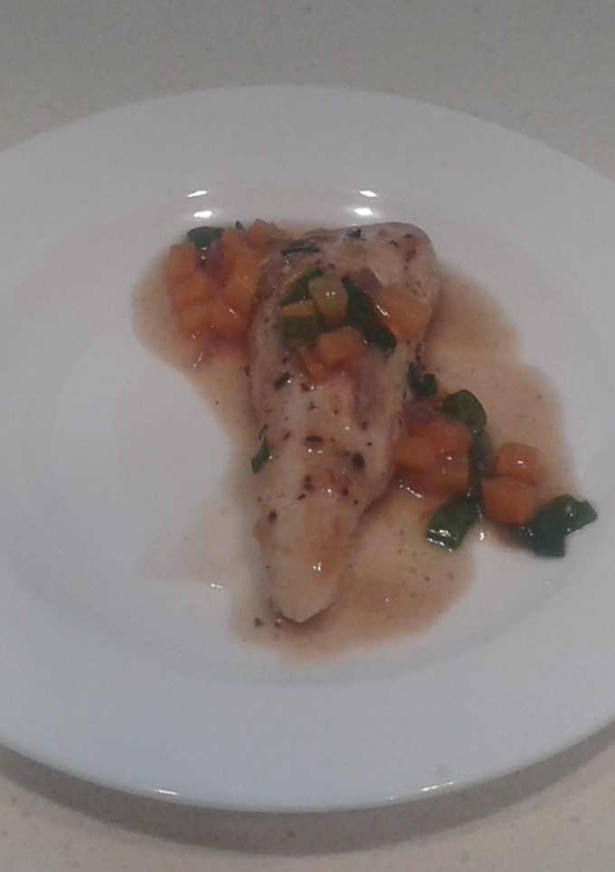 Una foto de Pollo estilo asiático