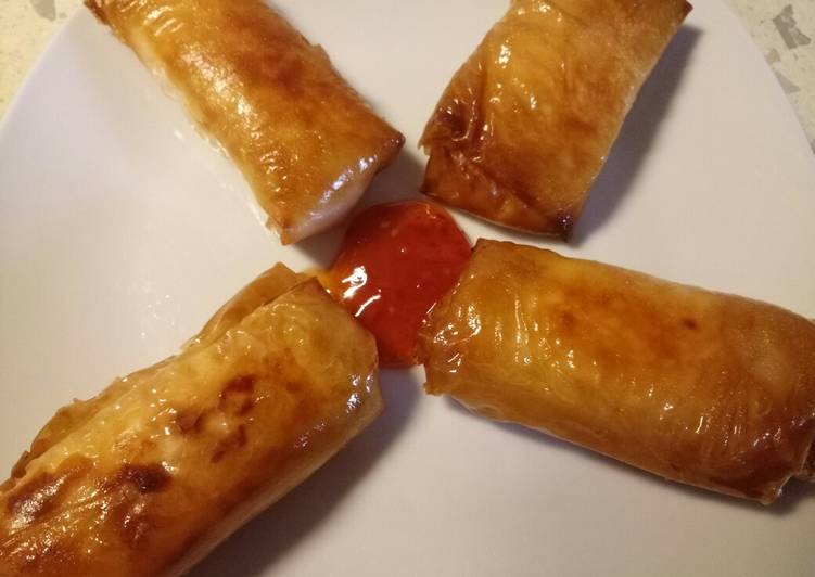 Simple Way to Prepare Favorite Fluffy&#39;s smoked salmon filo rolls