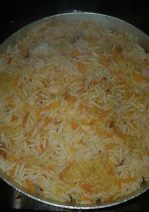 A picture of Carrot fried rice.