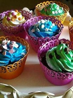 Foto di Cupcakes arcobaleno