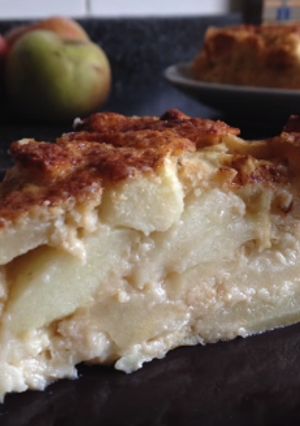 Una foto de Tarta de manzanas light