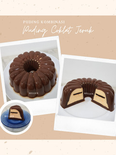 Foto resep Puding Coklat Jeruk