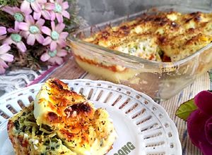 Foto resep Kentang Brokoli Panggang Saus Bechamel