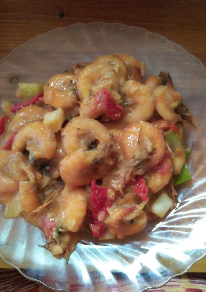 Foto resep Udang saos istimewa ala LC