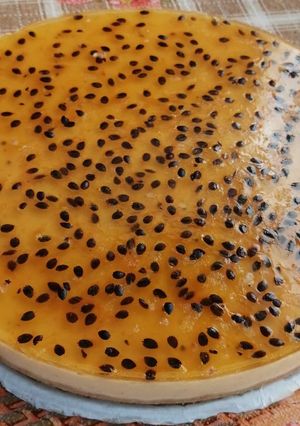 Una foto de Cheesecake de Maracuyá