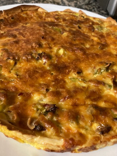 Una foto de Quiche de puerro