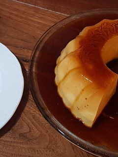 Una foto de Flan de café