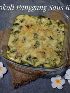 Foto resep Brokoli Panggang Saus Keju
