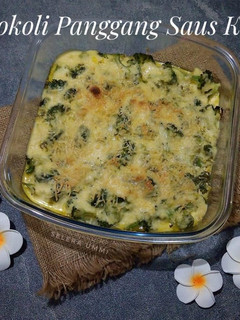 Foto resep Brokoli Panggang Saus Keju