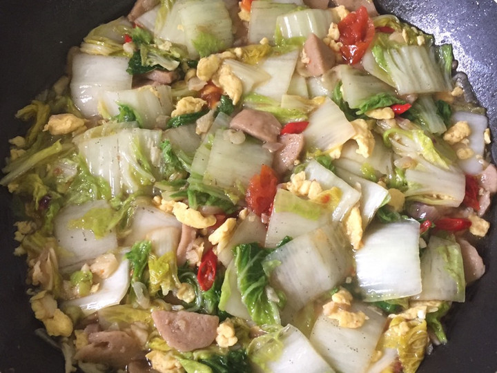 Resep Tumis Sawi Putih Bakso Telor Anti Gagal