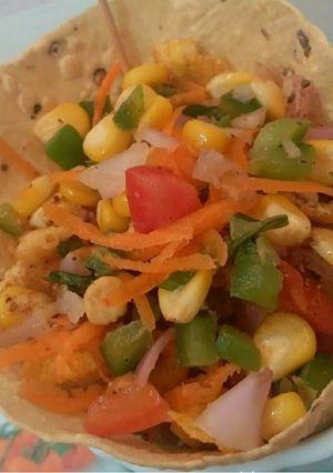 A picture of Corn Chaat.