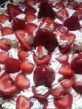 TARTA DE FRUTILLAS 🌝🍓🍓🍓😄🍓🍓🌝🍓🍓🍓CON CREMA
