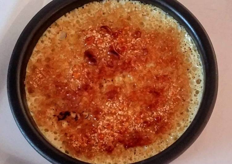 Recette de Super rapide Fait maison Crème brûlée vanille/tonka (vegan)