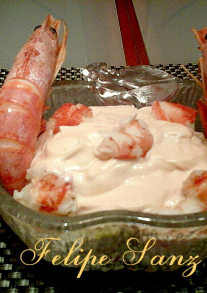 Una foto de Cóctel de gambas